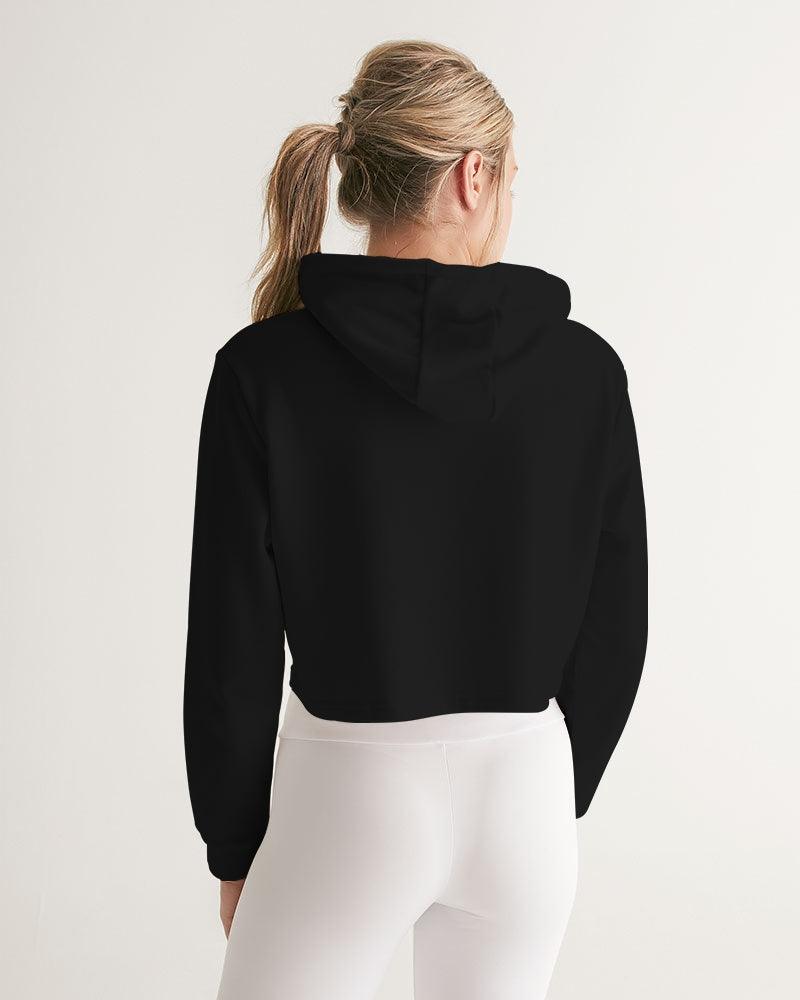 BLACK Cropped Hoodie