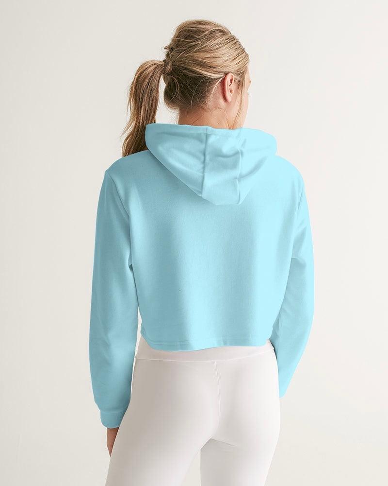 SKY BLUE Cropped Hoodie