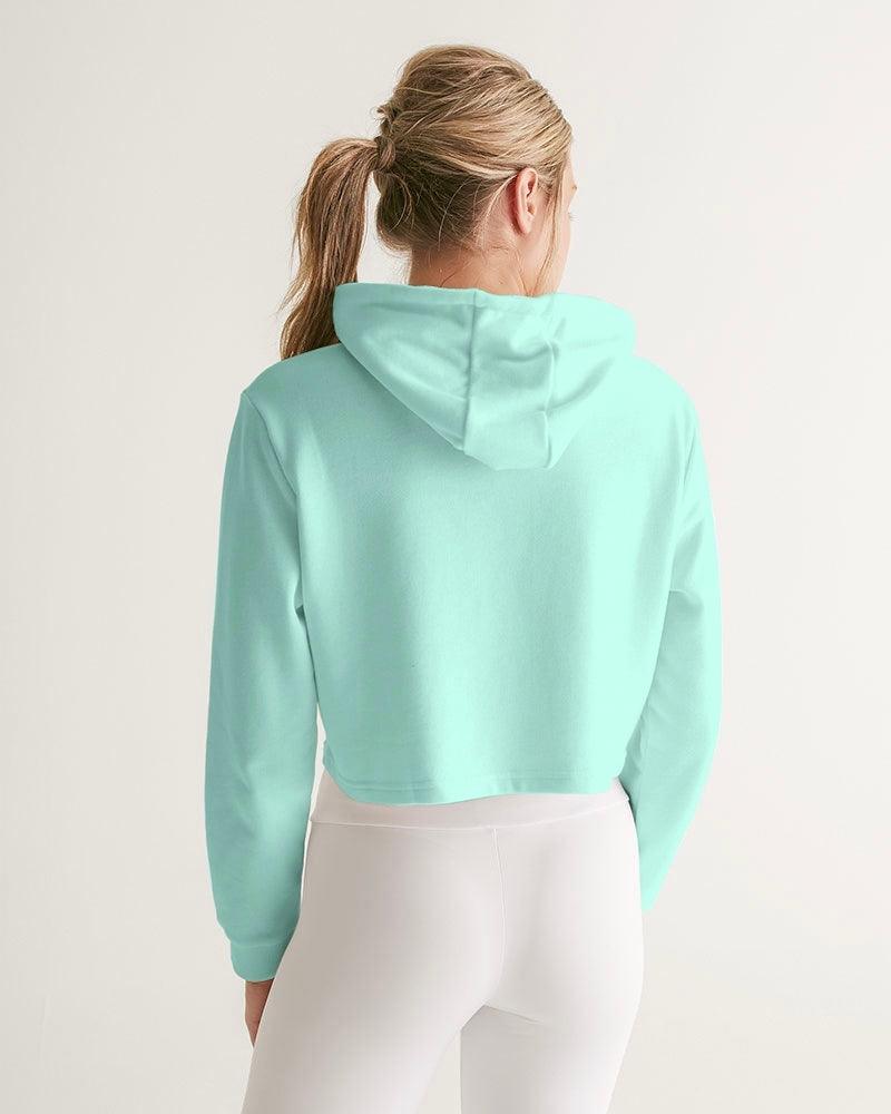 AQUAMARINE Cropped Hoodie