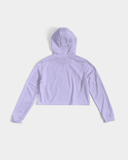 LAVENDER Cropped Hoodie