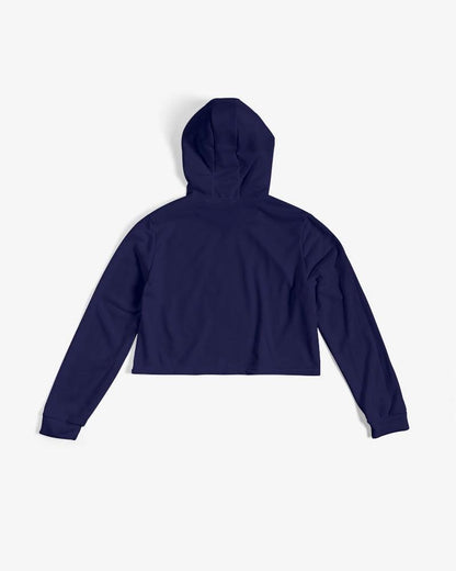 MIDNIGHT BLUE Cropped Hoodie