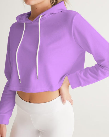 LIGHT PURPLE Cropped Hoodie