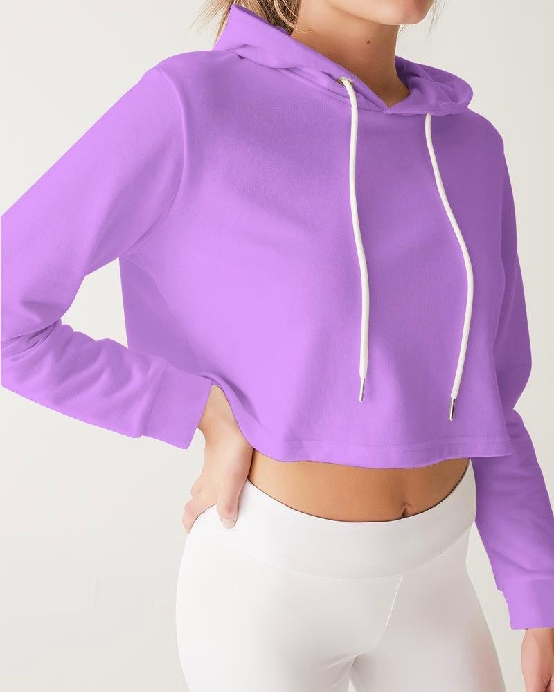 LIGHT PURPLE Cropped Hoodie