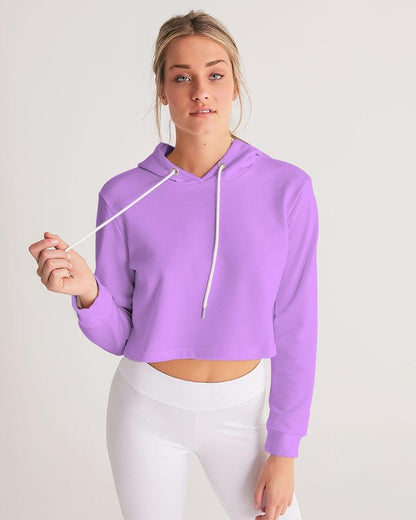 LIGHT PURPLE Cropped Hoodie