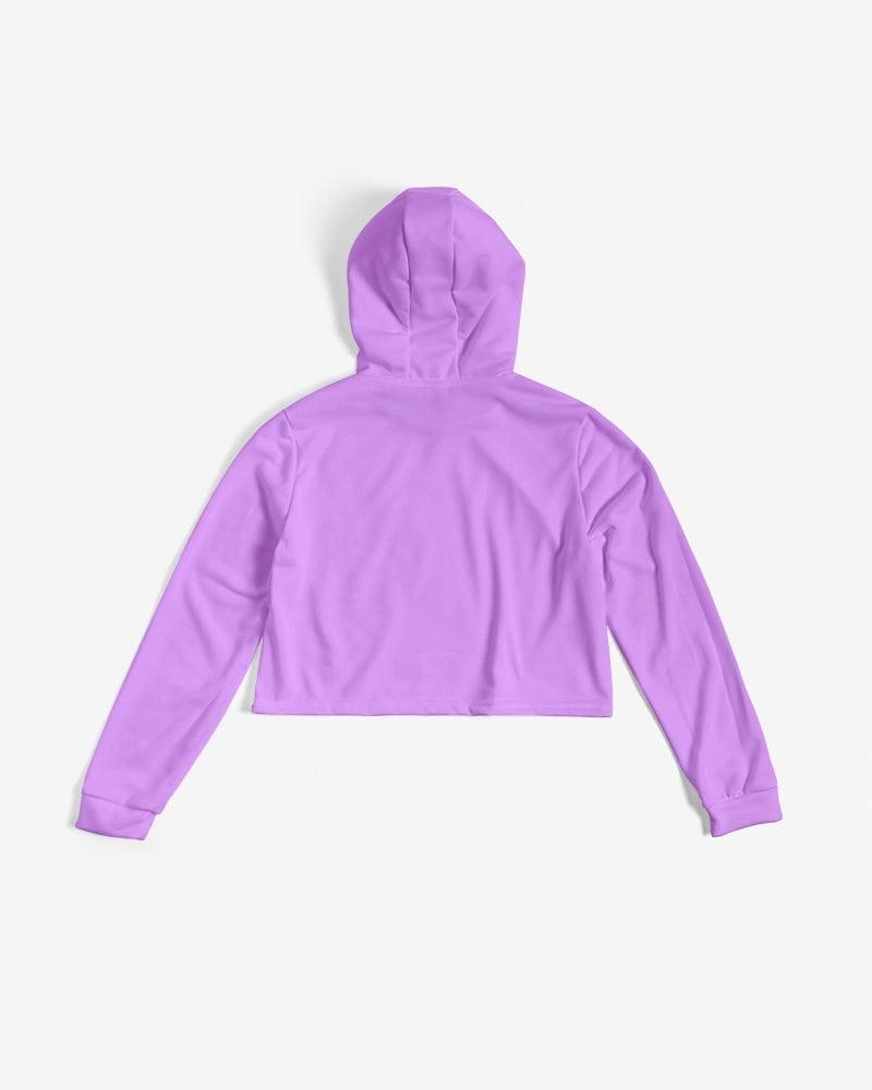 LIGHT PURPLE Cropped Hoodie