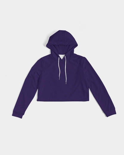 DEEP INDIGO Cropped Hoodie