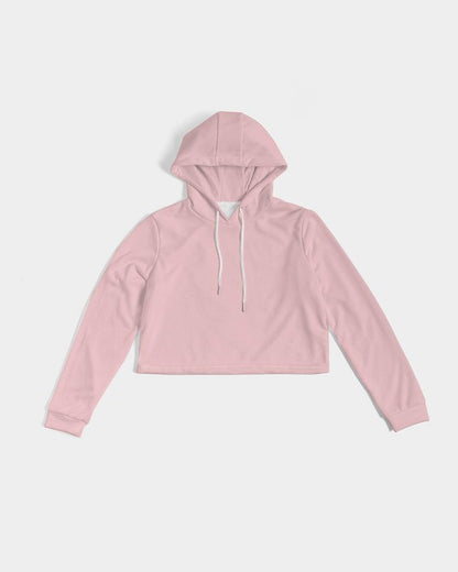 PASTEL PINK Cropped Hoodie