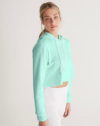 AQUAMARINE Cropped Hoodie