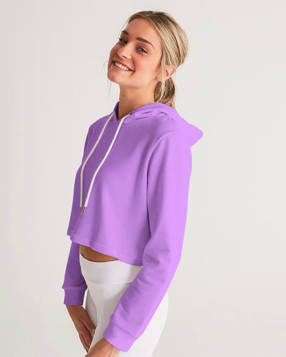 LIGHT PURPLE Cropped Hoodie