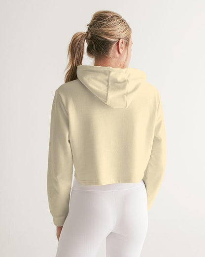 BEIGE Cropped Hoodie