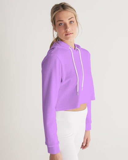 LIGHT PURPLE Cropped Hoodie