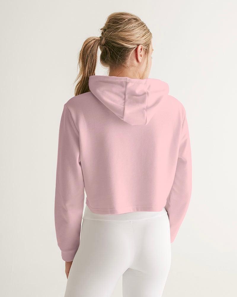 PASTEL PINK Cropped Hoodie