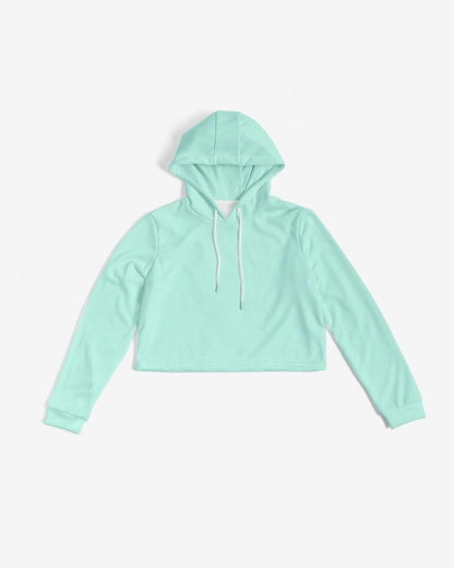 AQUAMARINE Cropped Hoodie