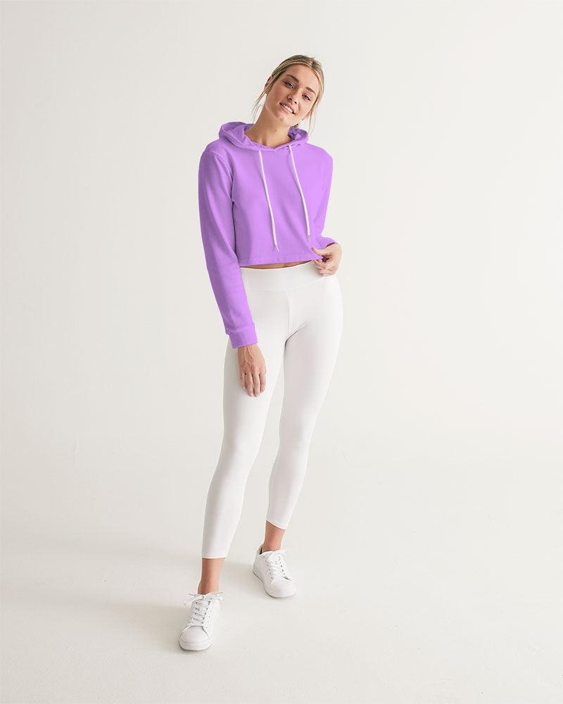 LIGHT PURPLE Cropped Hoodie