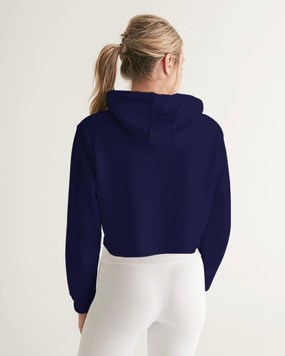 MIDNIGHT BLUE Cropped Hoodie