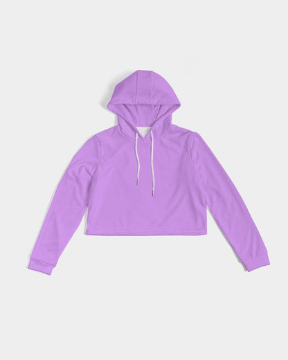 LIGHT PURPLE Cropped Hoodie