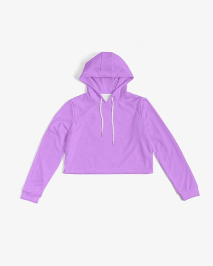 LIGHT PURPLE Cropped Hoodie