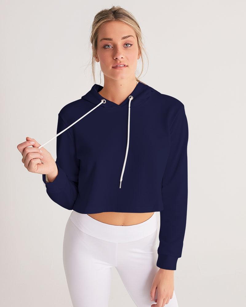 MIDNIGHT BLUE Cropped Hoodie