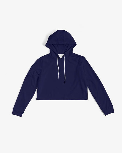 MIDNIGHT BLUE Cropped Hoodie